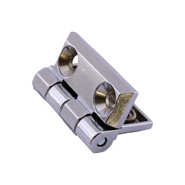 Metal 2 ADET 60x60 mm Gümüş Yaprak Menteşe Kapi Pencere Dolap Mobilya Kapak Menteşe Bağlantı - Resim 9