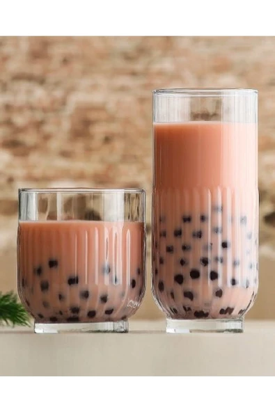 LAV tokyo su bardak 12 li su meşrubat bardağı seti takımı 2 boy - Resim 3