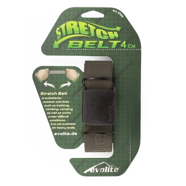 Outdoor Stretch Kemer 4 Cm 115 Cm Haki - Resim 7