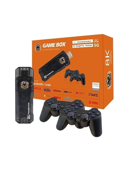 Konsol Plus 8k Ultra Hd 64 GB Tv Box + Game Box Android Tv ürün görseli