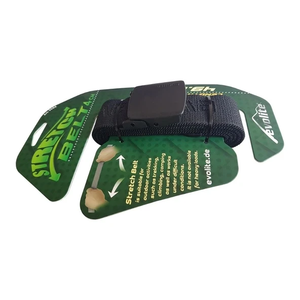 Outdoor Stretch Kemer 4 Cm 135 Cm Siyah - Resim 7