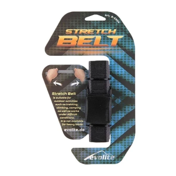 Outdoor Stretch Kemer 135 Cm Siyah - Resim 2