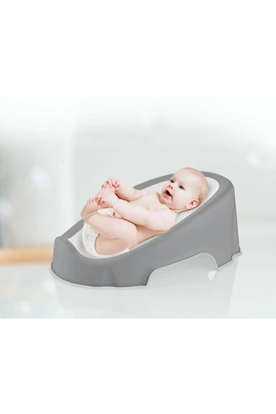 Babyjem Soft Banyo Desteği Bebek Yıkama Yardımcısı Gri - 5