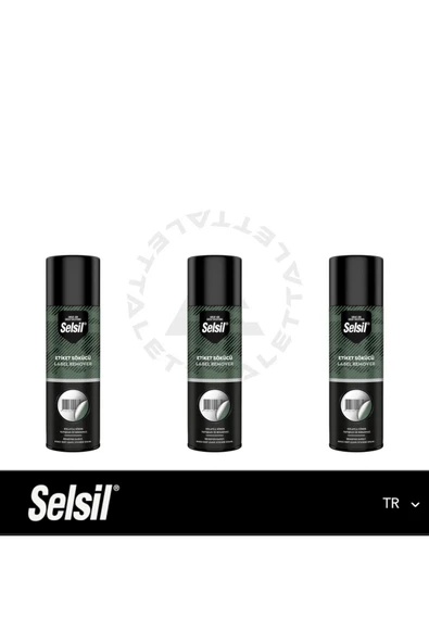 Selsil Etiket Sökücü 200 ML (3 ADET) ürün görseli