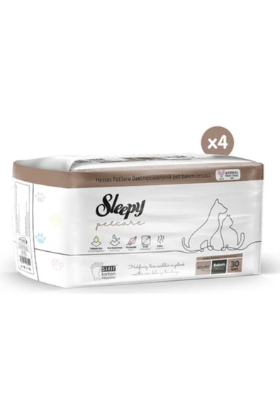 Sleepy Petcare Pet Bakım Örtüsü 60X90 cm 4X30 (120 Adet) - Resim 3