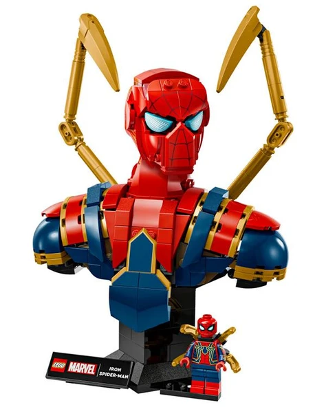 Lego Marvel Iron Örümcek Adam Büstü 379 Parça 76326 - Resim 2