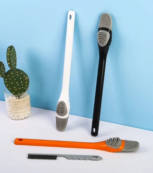 Nessiworld Ördek Tasarımlı Silikon Tuvalet ve İnce Detay Fırçası ürün görseli