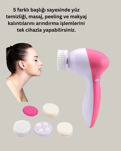 Fırçalı Yüz Temizleme ve Spa Masaj Cihazı - 2