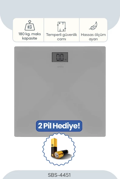 SİNBO SBS-4451 BANYO BASKÜLÜ
