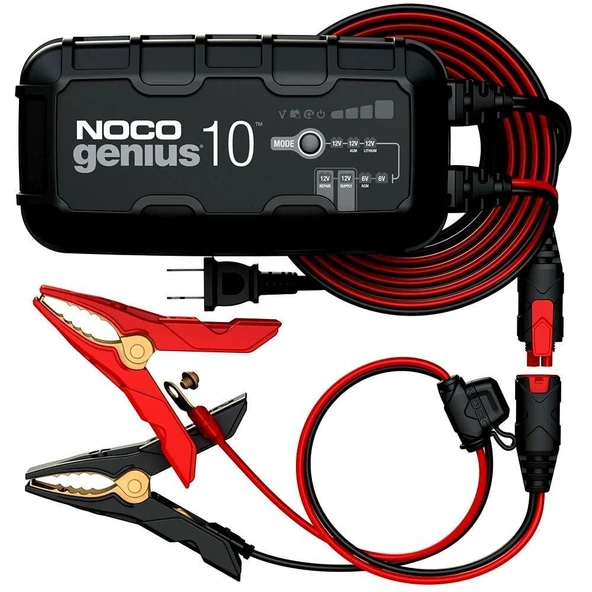 NOCO GENIUS10 Akıllı Akü Şarj ve Akü Bakım/Desülfatör/Power Supply 6V/12V 230A - 2