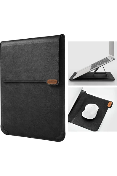 Cisteen Nillkin15.6inç MacBook KılıfStandlı MausePed Vegan Deri Apple uyumlu Samsung uyumlu Laptop Çantası ürün görseli 1