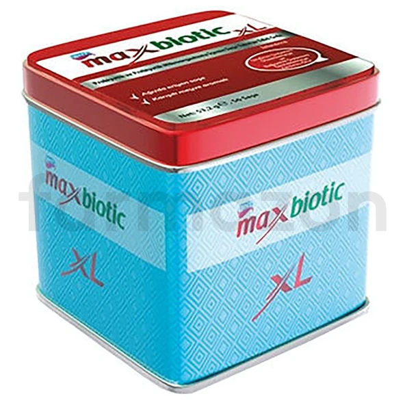 Maxbiotic XL Probiyotik Saşe 56'lı Teneke Kutu x 2 ( 2 KUTU) - 1