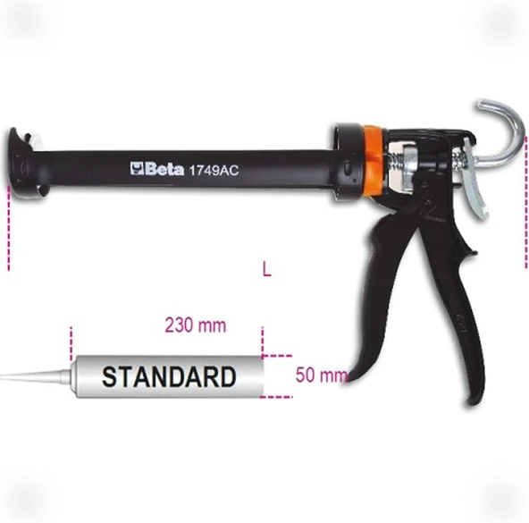 Beta 1749AC Silikon Tabancası - 2