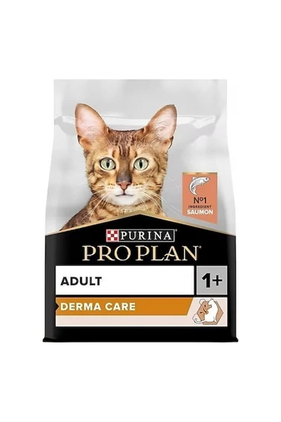 Pro Plan Derma Care Somonlu Yetişkin Kedi Maması 3Kg - 1