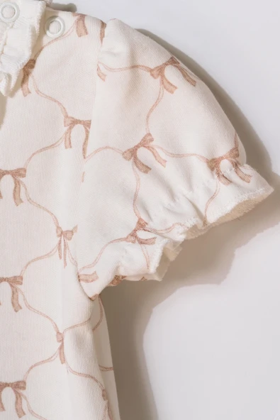 Bebek 2li Kısa Kollu Zıbın Body - Bebek, Yenidoğan %100 Organik Pamuk - csy8168 - 8