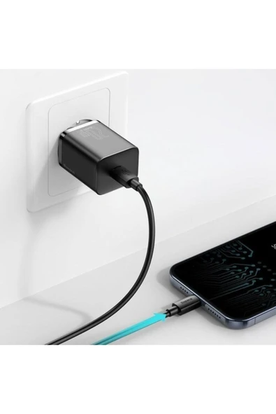 Baseus Apple Iphone 11 / 12 / 13 / 14 Pro/pro Max / Mini Type-c Şarj Cihazı Hızlı Şarj 20w Super Si Qc 20w - Resim 4