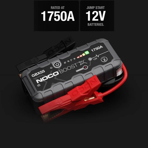 NOCO GBX55 Lityum Akü Takviye 12V 1750Amp + Powerbank + Led Lamba - 2