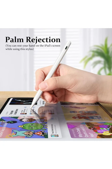 Cisteen İpad A16 Air 11.Nesil 12/10.Nesil Avuç İçi Red Palm Rejection Stylus Yazı Çizim TabletKalemi - Resim 7