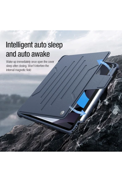 Cisteen iPad A16 11.Nesil 2025 11inç/10.Nesil 2022 10,9 İnç Kalemlikli Standlı Sağlam DüşmeyeDayanıklı Kılıf ürün görseli 1