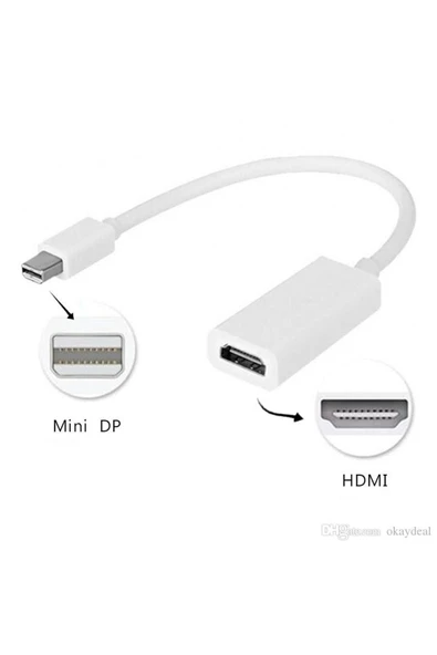 Macbook Uyumlu Mini Displayport Dönüştürücü Hdmı Çıkışlı - Resim 2