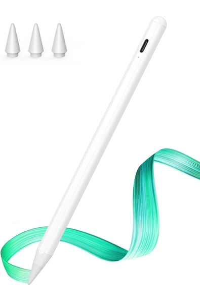 bravesons Apple Ipad 10.2 8/9. Nesil Uyumlu Stylus Çizim  Avuçiçi Redli Dokunmatik Kalem 3 Adet Yedek Uç ürün görseli 1