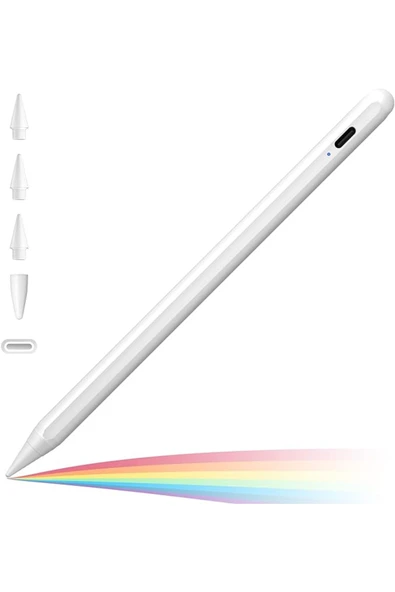 bravesons Ipad 10.2  2021 (9.nesil) Uyumlu Avuç Içi Algılamayan Stylus Kalem(3 Adet YEDEK UÇ DAHİL) ürün görseli 1