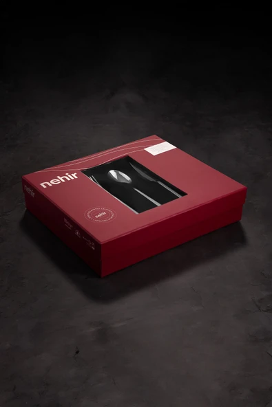 Nehir Elegance Sade 6 Kişilik 36 Parça Çatal Kaşık Bıçak Takımı - Resim 8