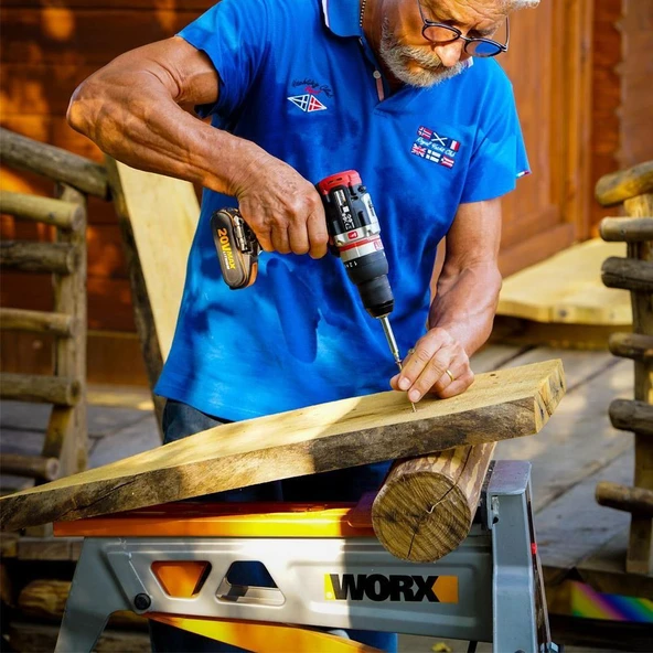 WORX WX354.9C Tek Akülü Darbeli Şarjlı Matkap 20Volt/2.0Ah - 5