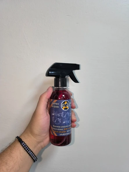 Vanilya & Çilek Aromalı 250 ml Oto ve Oda Kokusu  Uzun Süre Kalıcı Sprey - 2