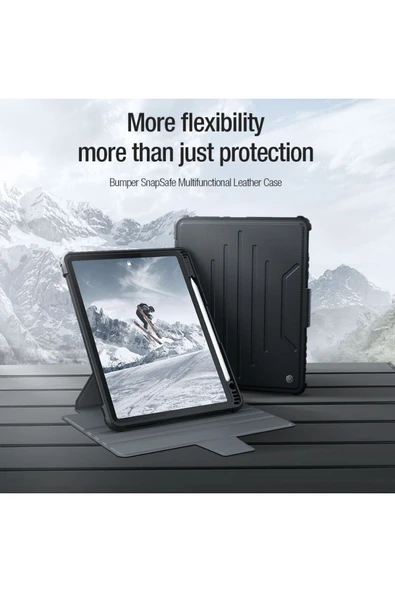 Cisteen iPad A16 11.Nesil 2025 11inç/10.Nesil 2022 10,9 İnç Kalemlikli Standlı Sağlam DüşmeyeDayanıklı Kılıf ürün görseli 1