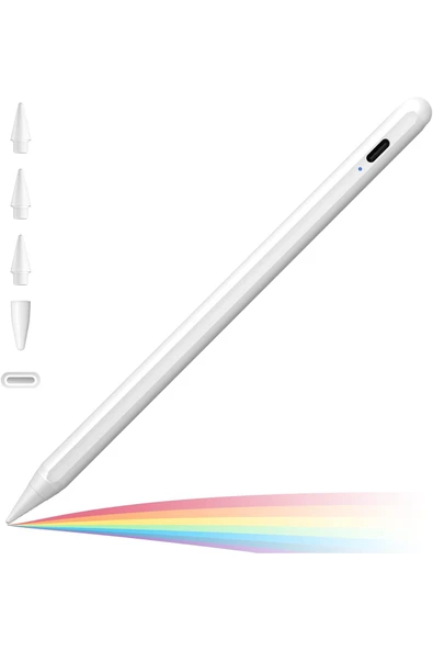 Cisteen iPad(2018-2025)Pro11M4-Air11M2-İp10/9/8/7/6-Air5/4/3-Mini6/5 için Avuç İçi Reddi Aktif Stylus Kalem ürün görseli 1
