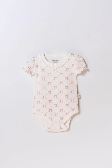 Bebek 2li Kısa Kollu Zıbın Body %100 Organik Pamuk, Bebek-Yenidoğan-CSY8137 - 3