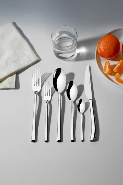 Nehir Elegance Sade 6 Kişilik 36 Parça Çatal Kaşık Bıçak Takımı - Resim 5
