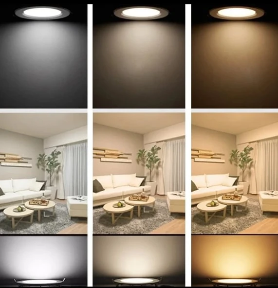 2 Adet CATA CT 5169 Led Spot 18W 6400K Beyaz Işık - Resim 2