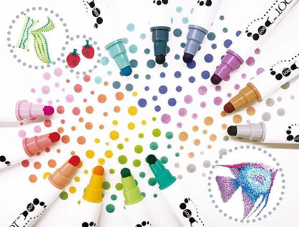 Zig Clean Color Dot Çift Taraflı  6 lı set - Resim 4