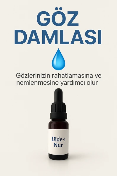 Hay Şifa Dide-i Nur Göz Damlası 30 ml Doğal Bitkisel Göz Solüsyonu