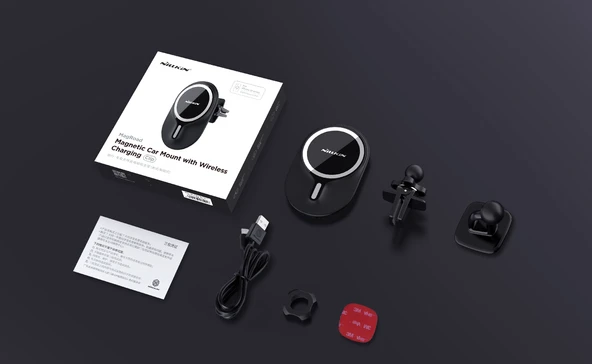 Nillkin NKT08 MagRoad Manyetik Kablosuz Şarj Cihazı Telefon Tutucu - 11