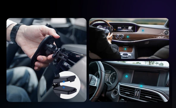 Nillkin NKT08 MagRoad Manyetik Kablosuz Şarj Cihazı Telefon Tutucu - 8