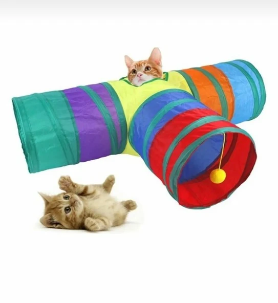 Üç Yollu Kedi Oyun Tüneli ürün görseli 1