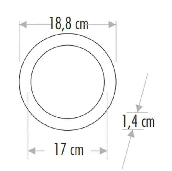 2 ADET CATA CT 5148  Led Spot 15W 6400K Beyaz Işık - Resim 2