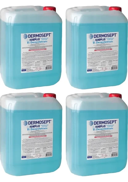DERMOSEPT Alkol Bazlı El Dezenfektanı Antiseptik 5Lt 4Lü Paket