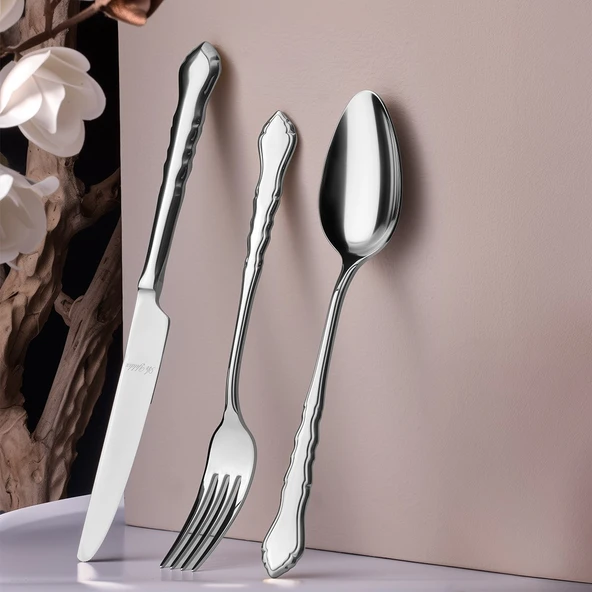 Aryıldız Mirabella 84 Parça 12 Kişilik Çatal Kaşık Bıçak Takımı Ar275108 ürün görseli