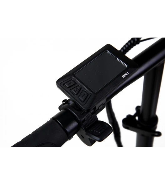 Vodin Beep 5 Elektrikli Katlanır Bisiklet (Siyah-Kırmızı) - Resim 4