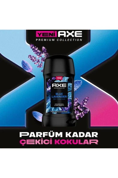 Axe Premium Collection Erkek Stick Deodorant Blue Lavender 50 ml - Resim 3