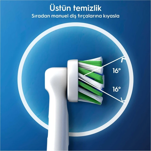 Oral-B Cross Action Şarjlı Diş Fırçası Yedek Başlığı 6 Adet - 8