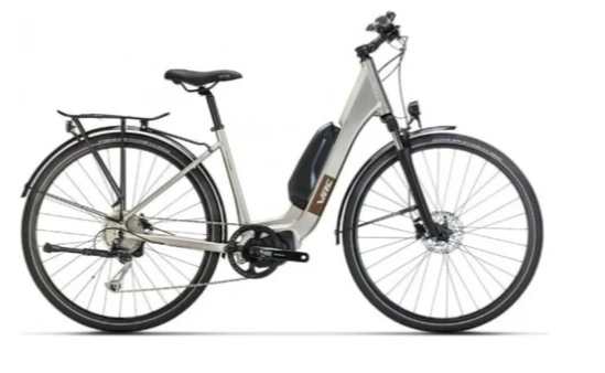 Wrc Praga 28 Jant Unisex Elektrikli Şehir Bİsikleti E-5000 (Mat Gri-Kahverengi-Siyah) ürün görseli