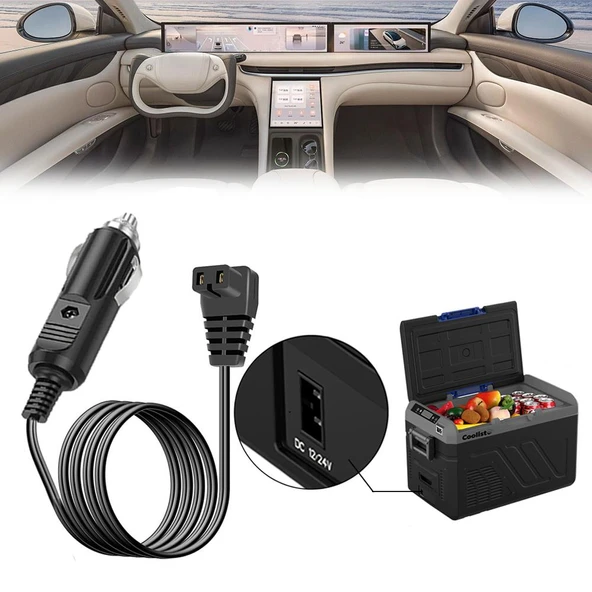 Coolist CLT12DC Kompresörlü Araç Buzdolapları İçin 12V/24V Üniversal Çakmaklık Kablosu - 7