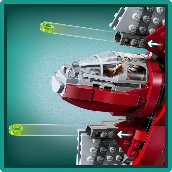 Lego Star Wars Ahsoka Tano’nun T-6 Jedi Mekiği 75362 - 7