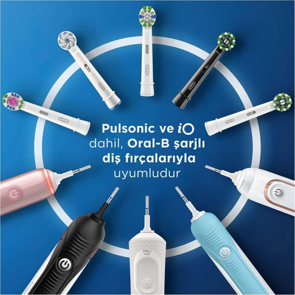 Oral-B Cross Action Şarjlı Diş Fırçası Yedek Başlığı 6 Adet - 4
