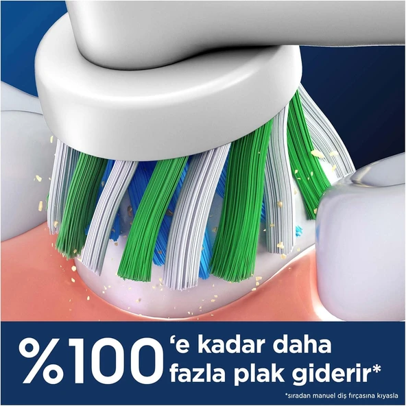Oral-B Cross Action Şarjlı Diş Fırçası Yedek Başlığı 6 Adet - 3